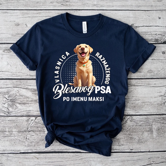 Vlasnik blesavog psa majica