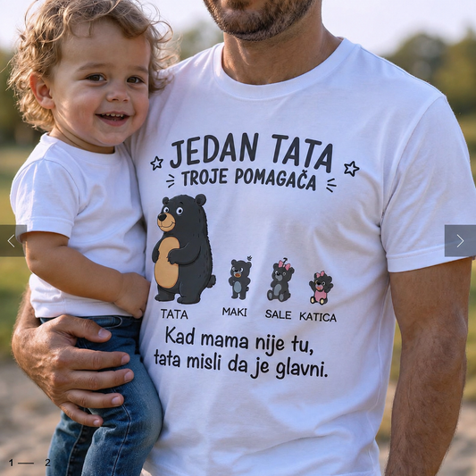 Tata misli da je glavni majica