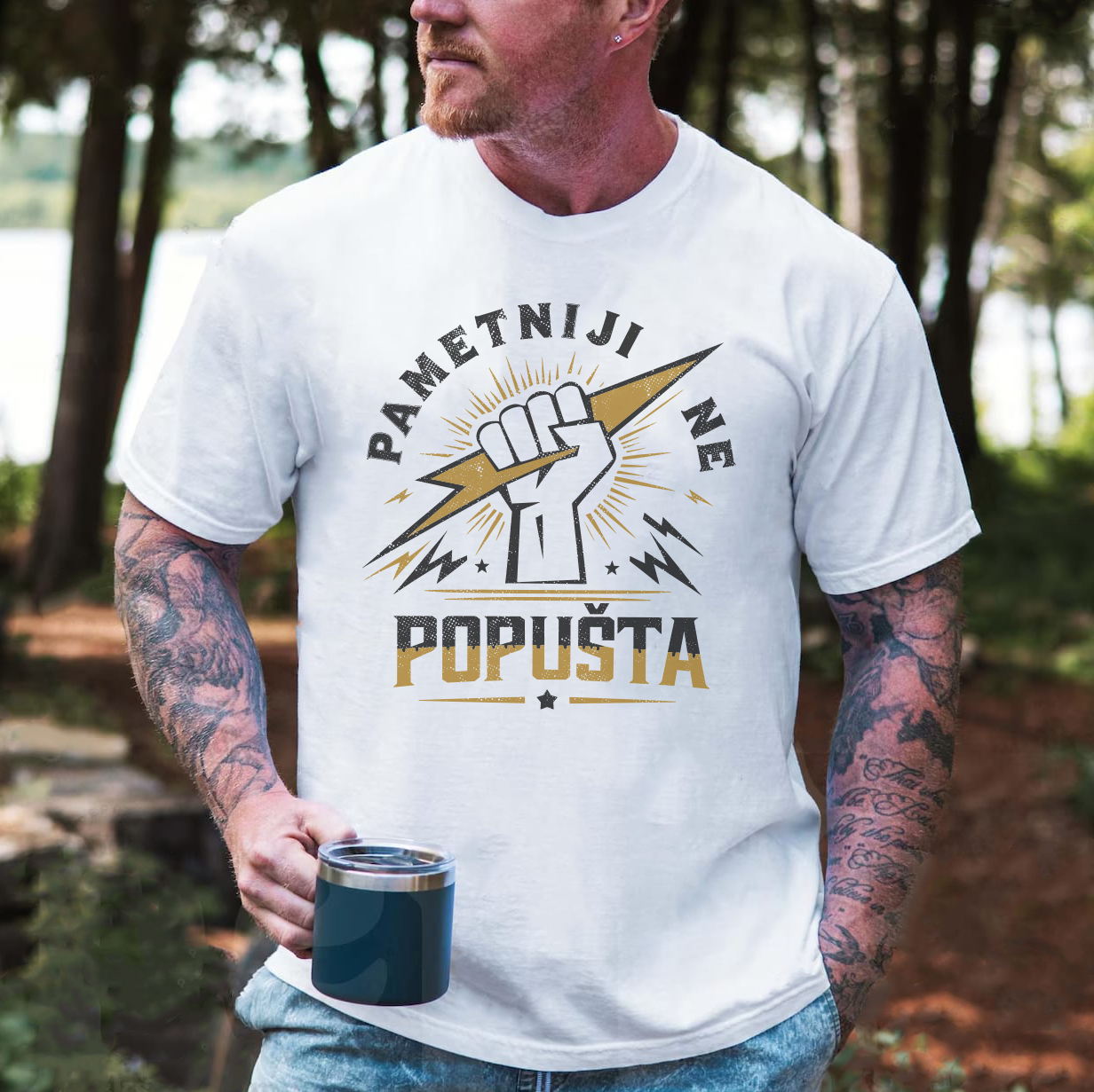 Pametniji ne popušta majica