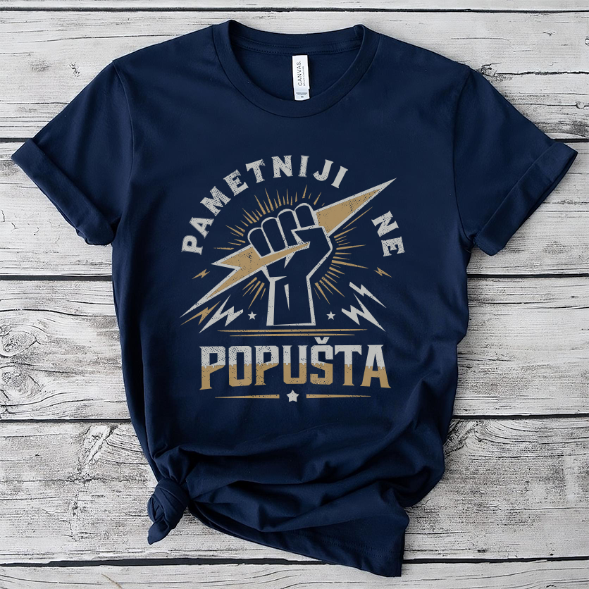 Pametniji ne popušta majica