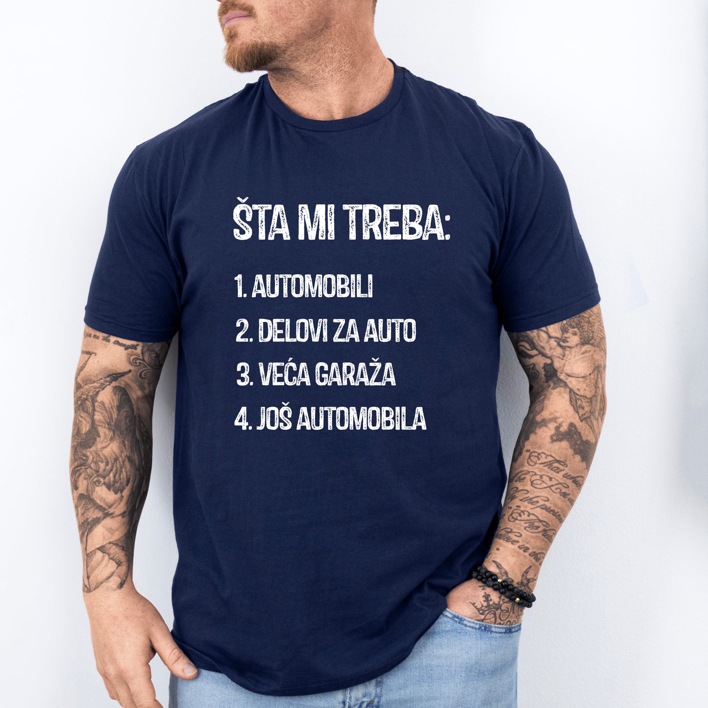 Šta mi treba - automobili majica