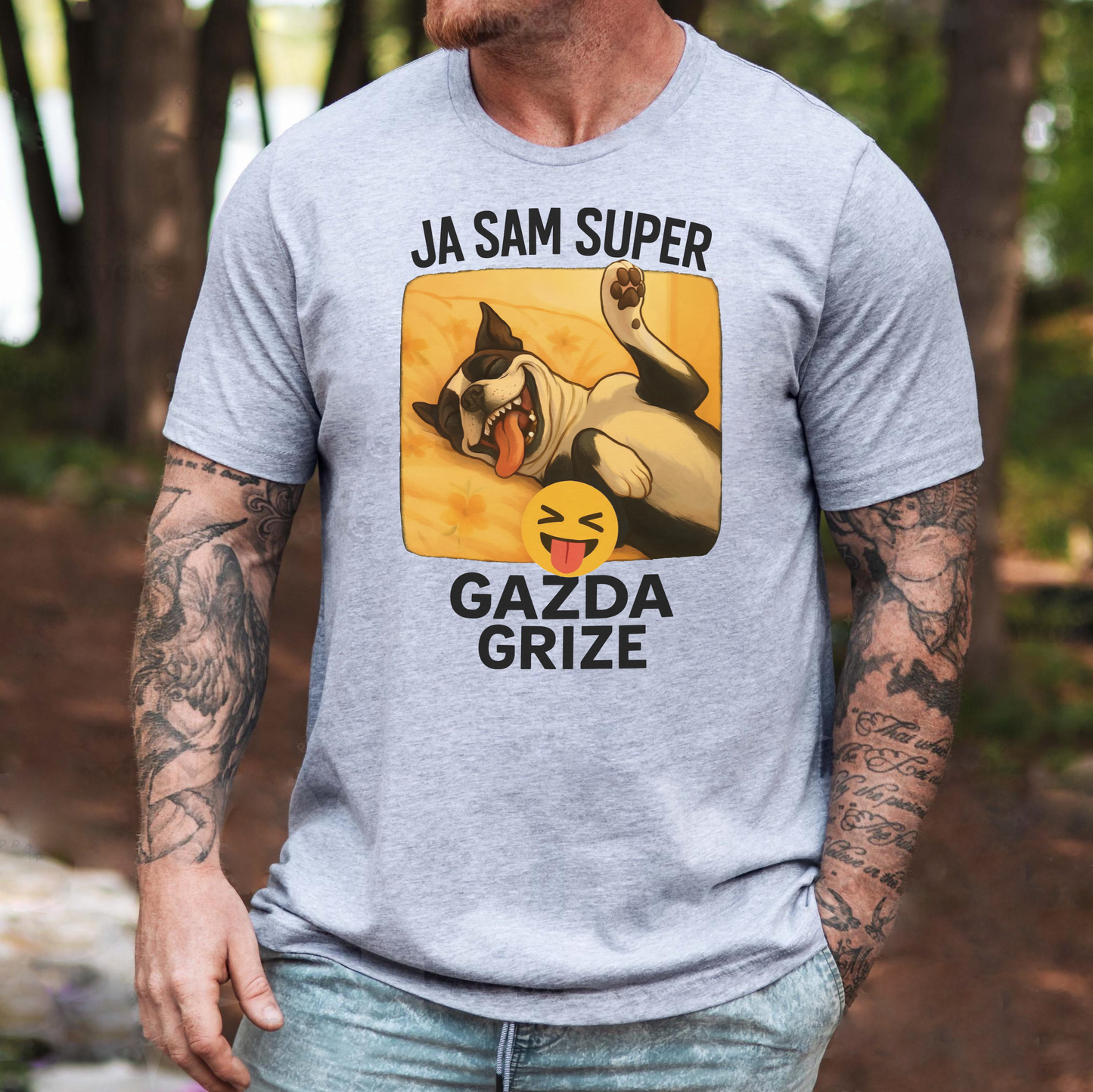 Gazdarica grize majica