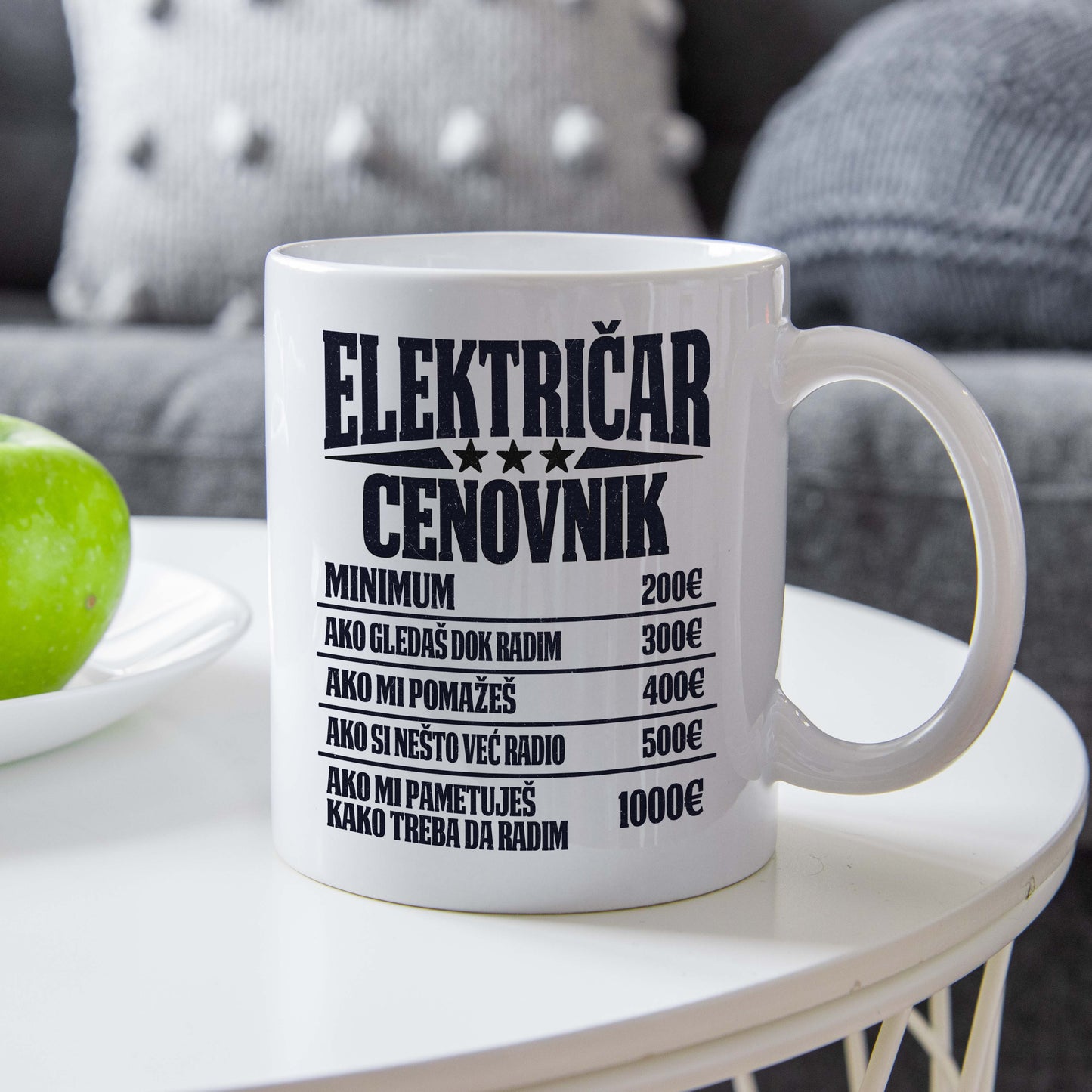 Električar cenovnik šoljica