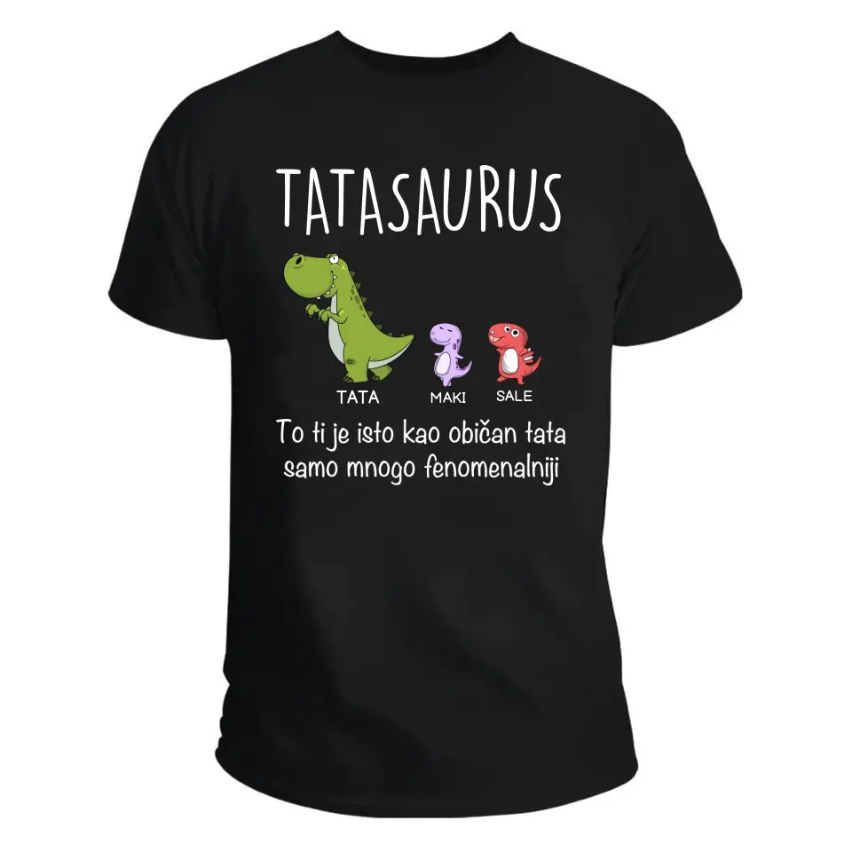 Tatasaurus i deca majica