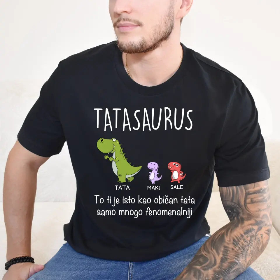 Tatasaurus i deca majica