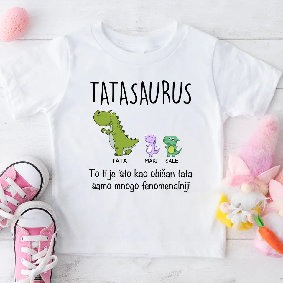 Tatasaurus i deca majica