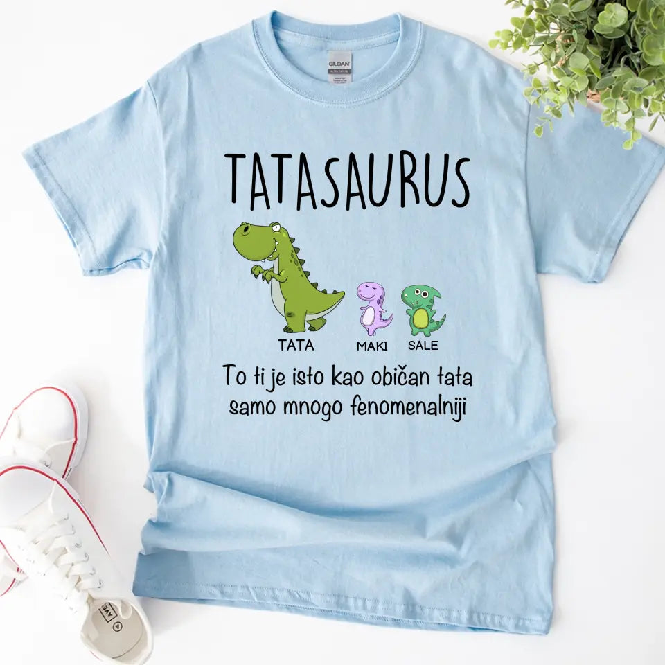 Tatasaurus i deca majica