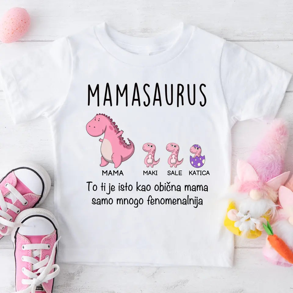 Mamasaurus i deca majica