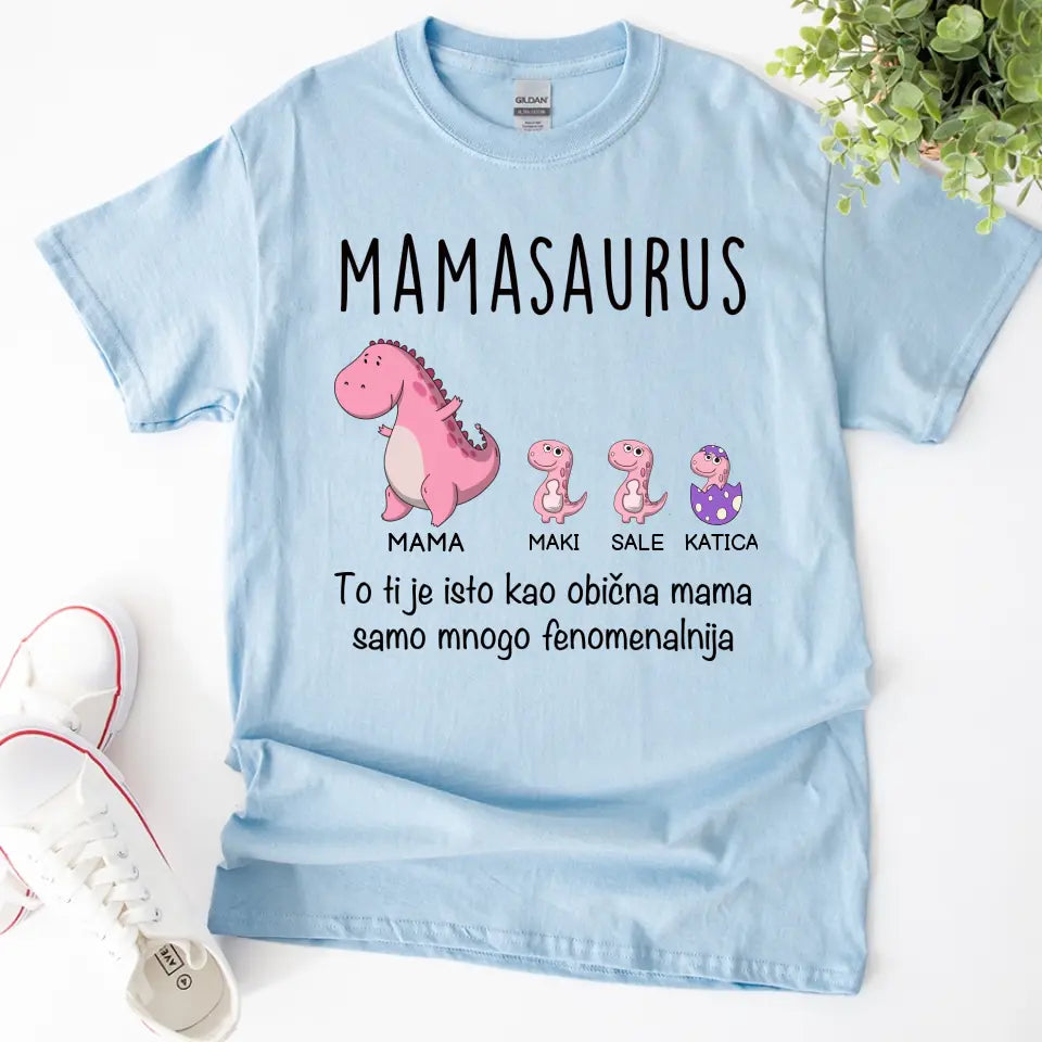 Mamasaurus i deca majica