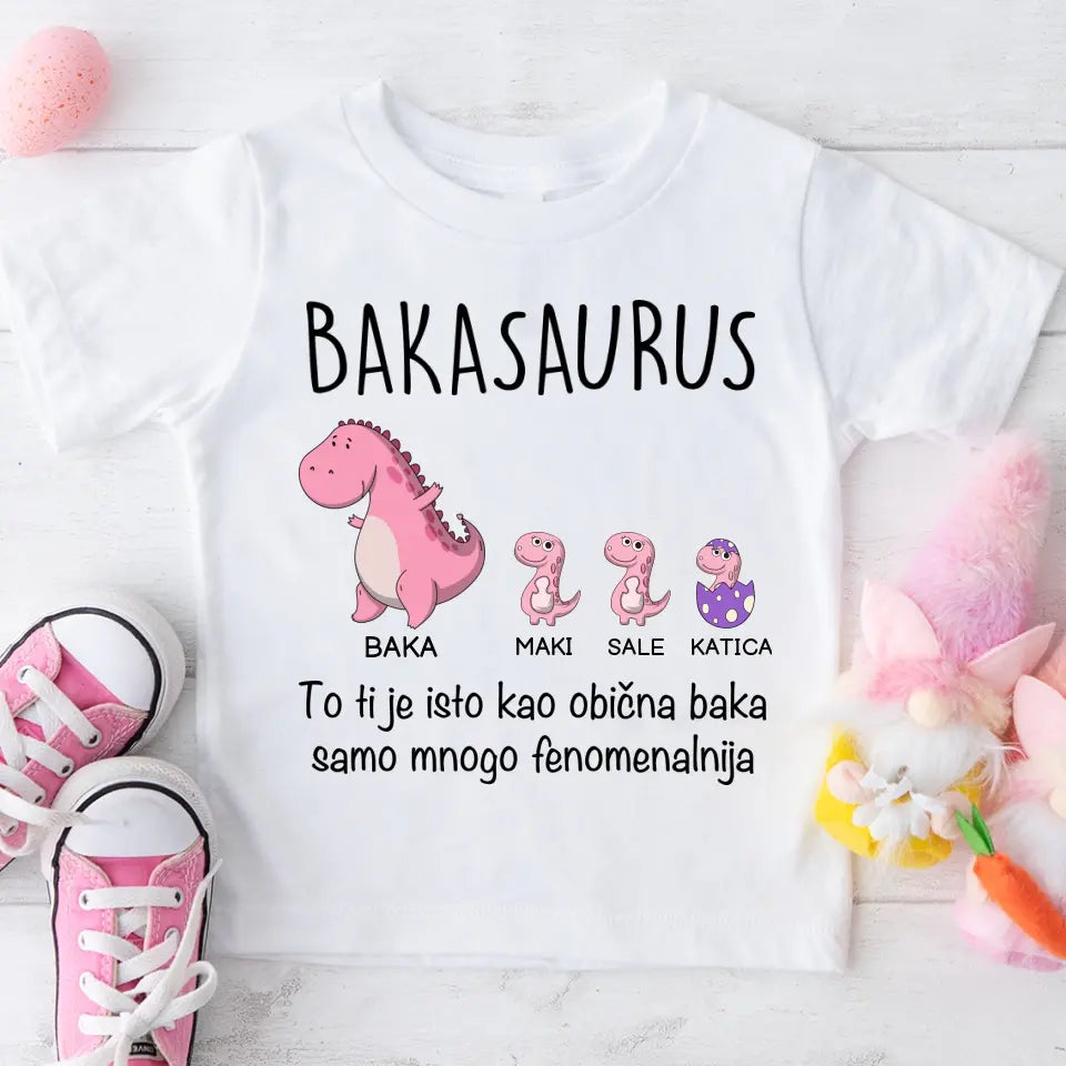 Bakasaurus i uničići majica