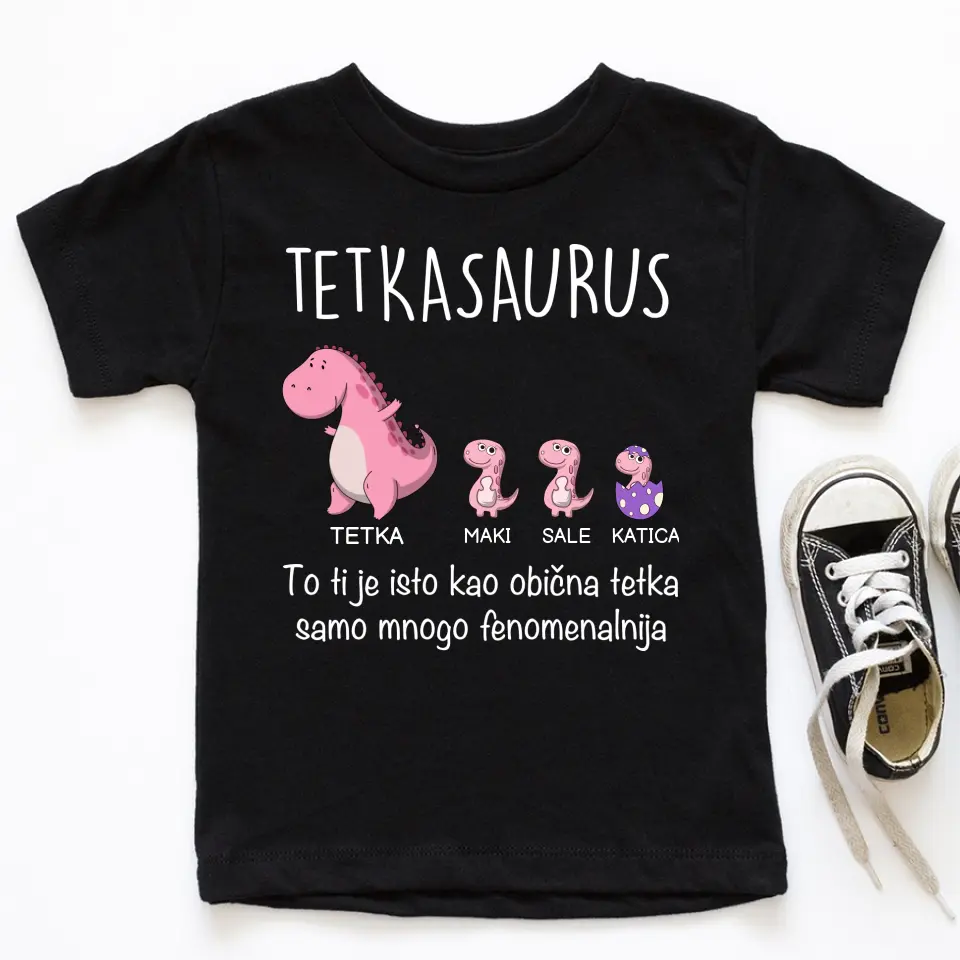 Tetkasaurus i deca majica