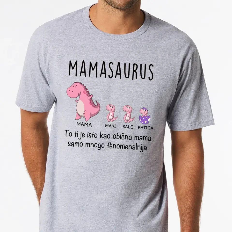 Mamasaurus i deca majica