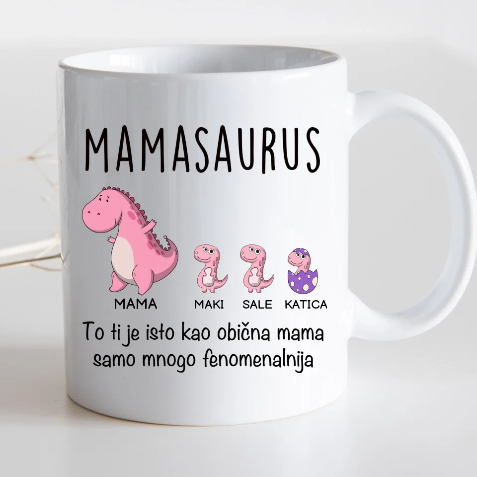 Mamasaurus i deca šoljica