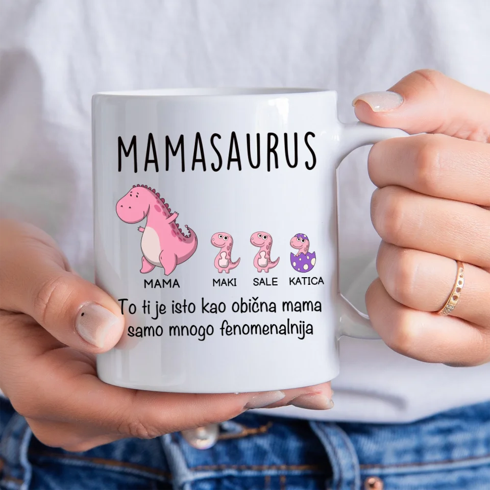 Mamasaurus i deca šoljica