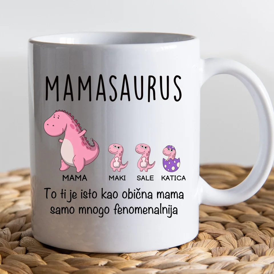 Mamasaurus i deca šoljica