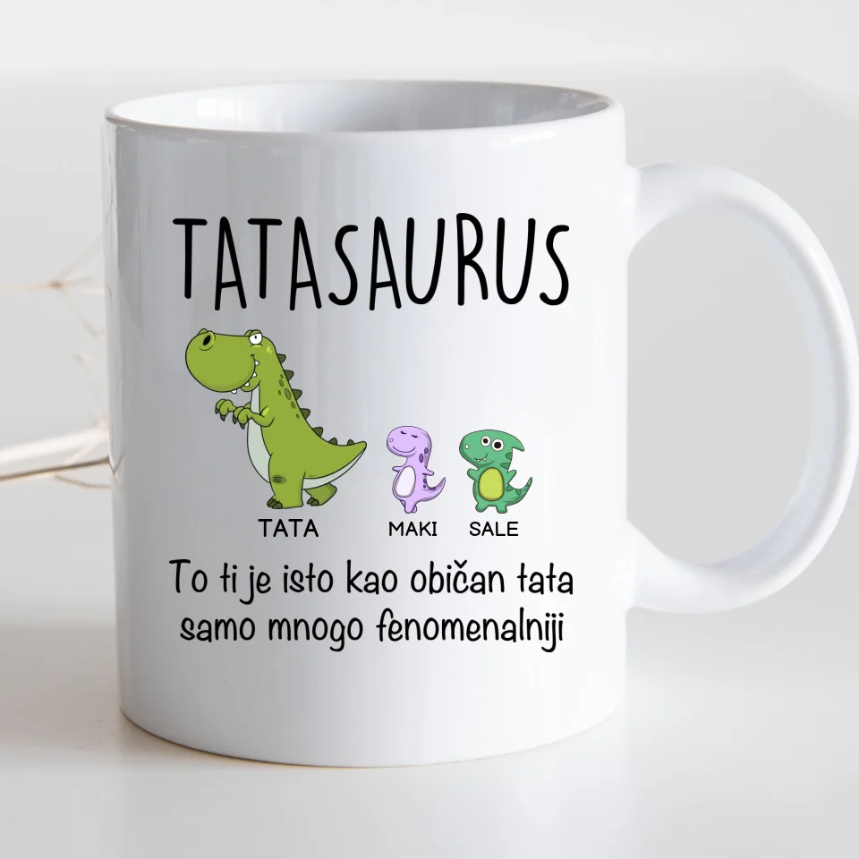 Tatasaurus i deca šoljica