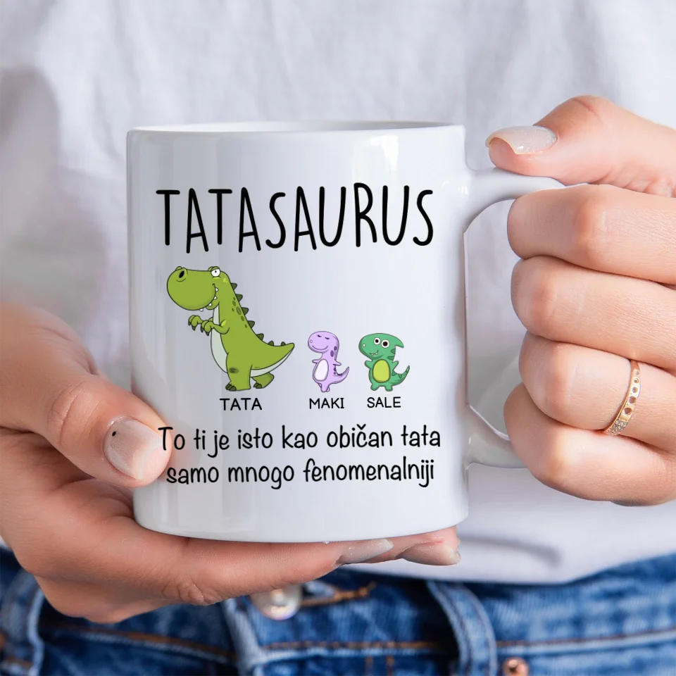 Tatasaurus i deca šoljica