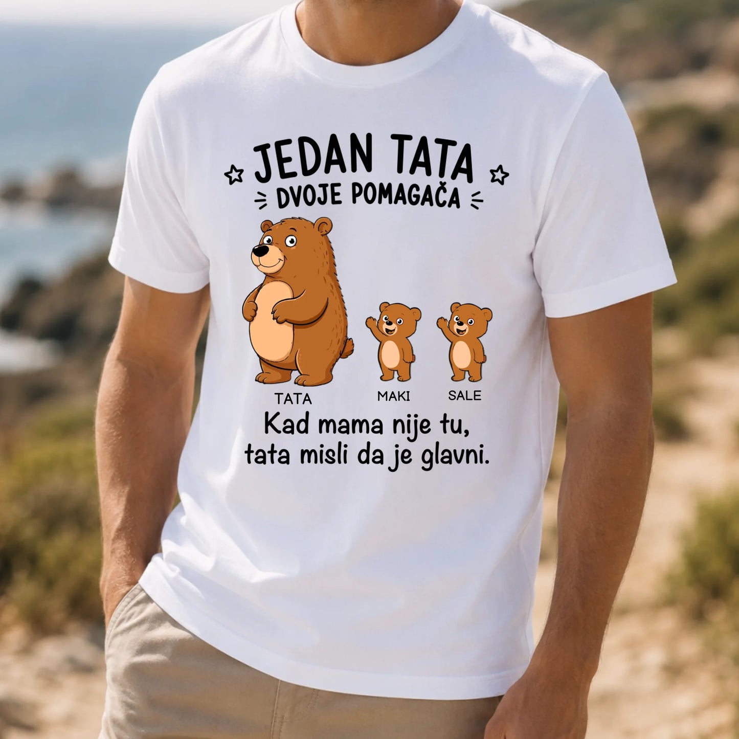Tata misli da je glavni majica