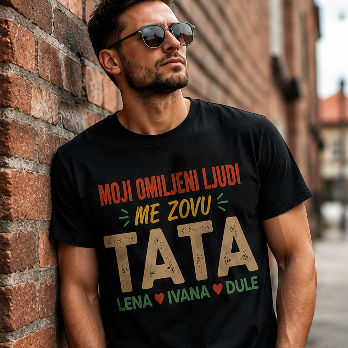 Moji omiljeni ljudi me zovu… - Personalizovana majica