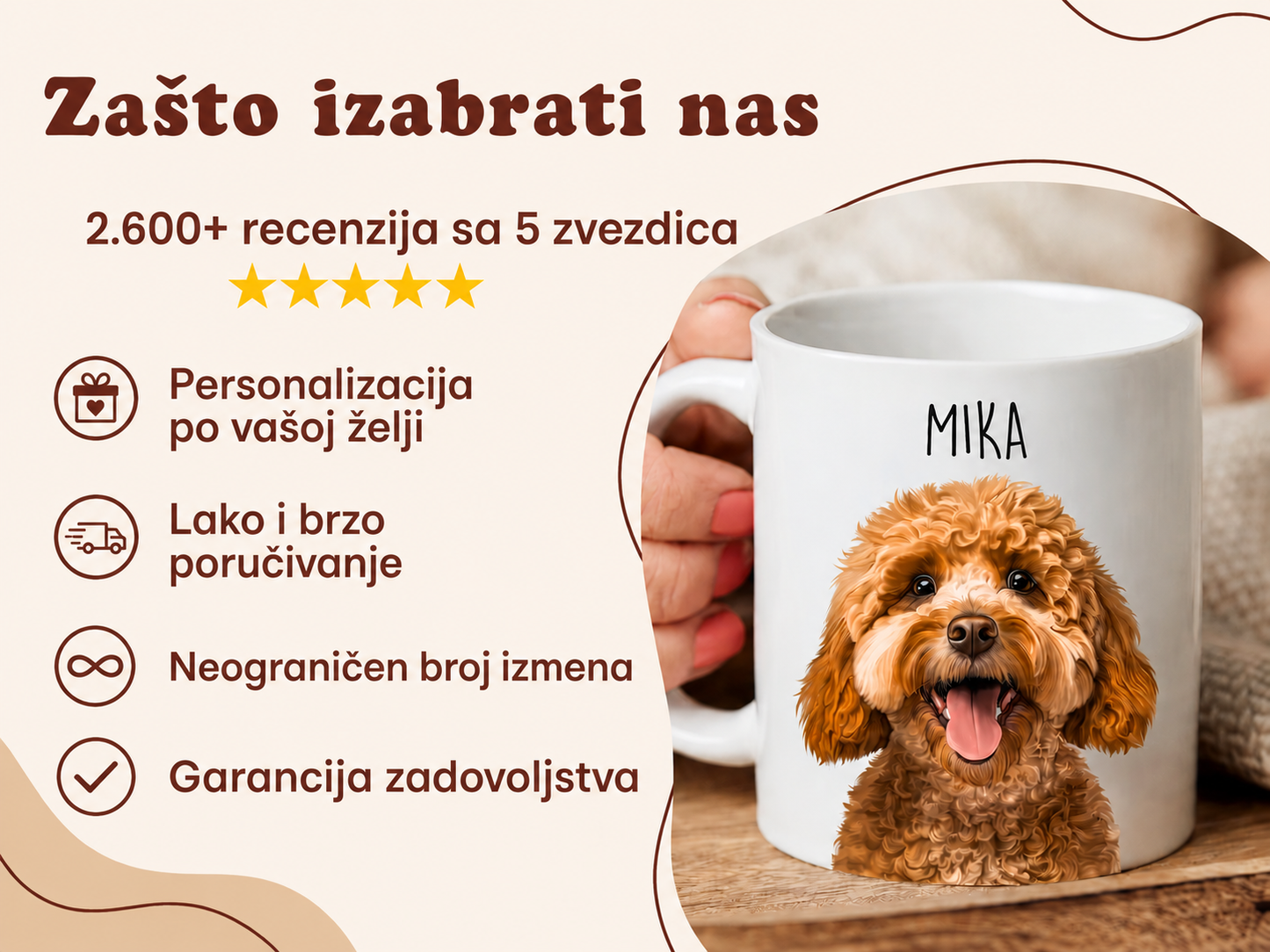 Šoljica sa slikom ljubimca