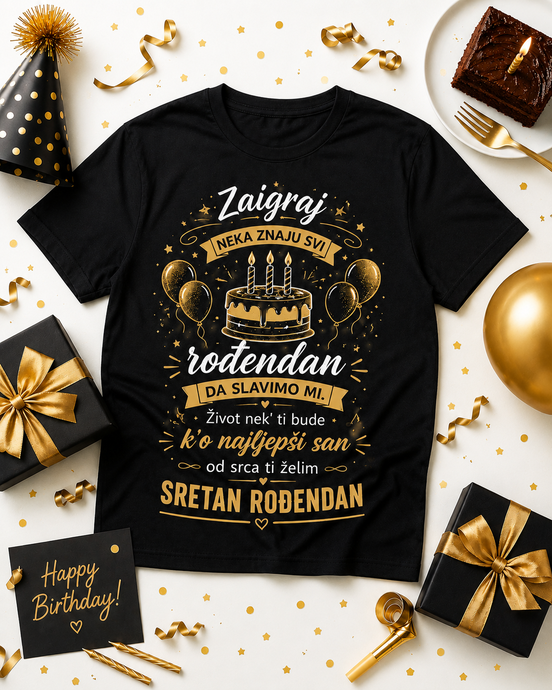 Rodjendan da slavimo mi majica