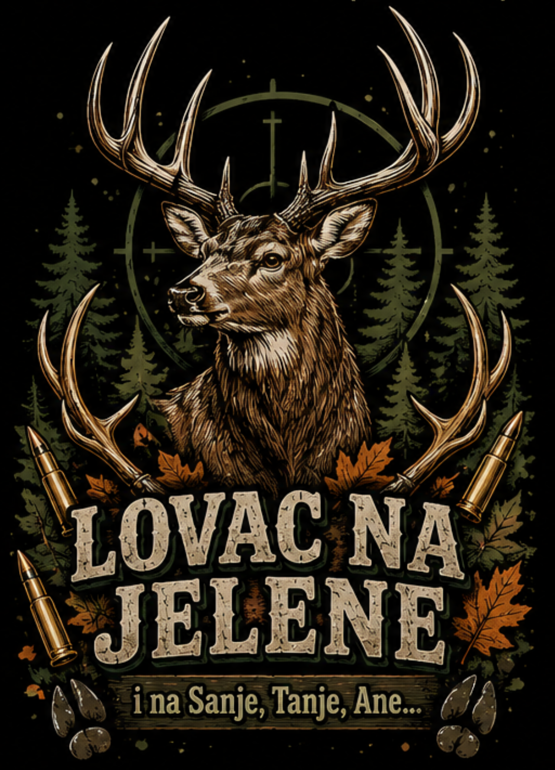 Lovac na Jelene majica