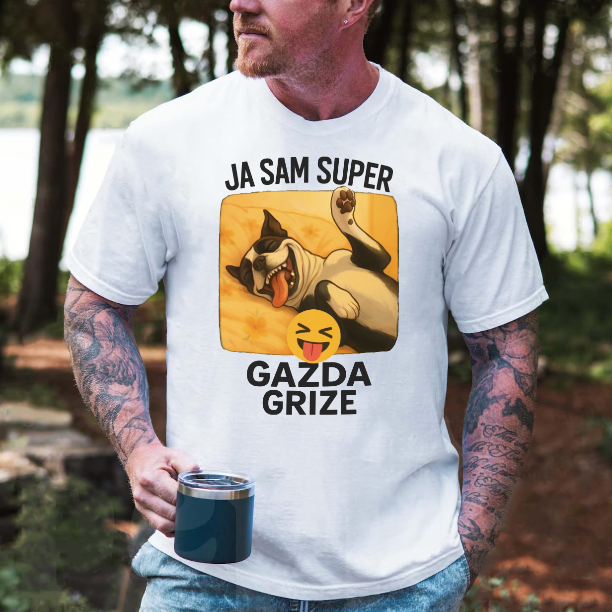 Gazdarica grize majica
