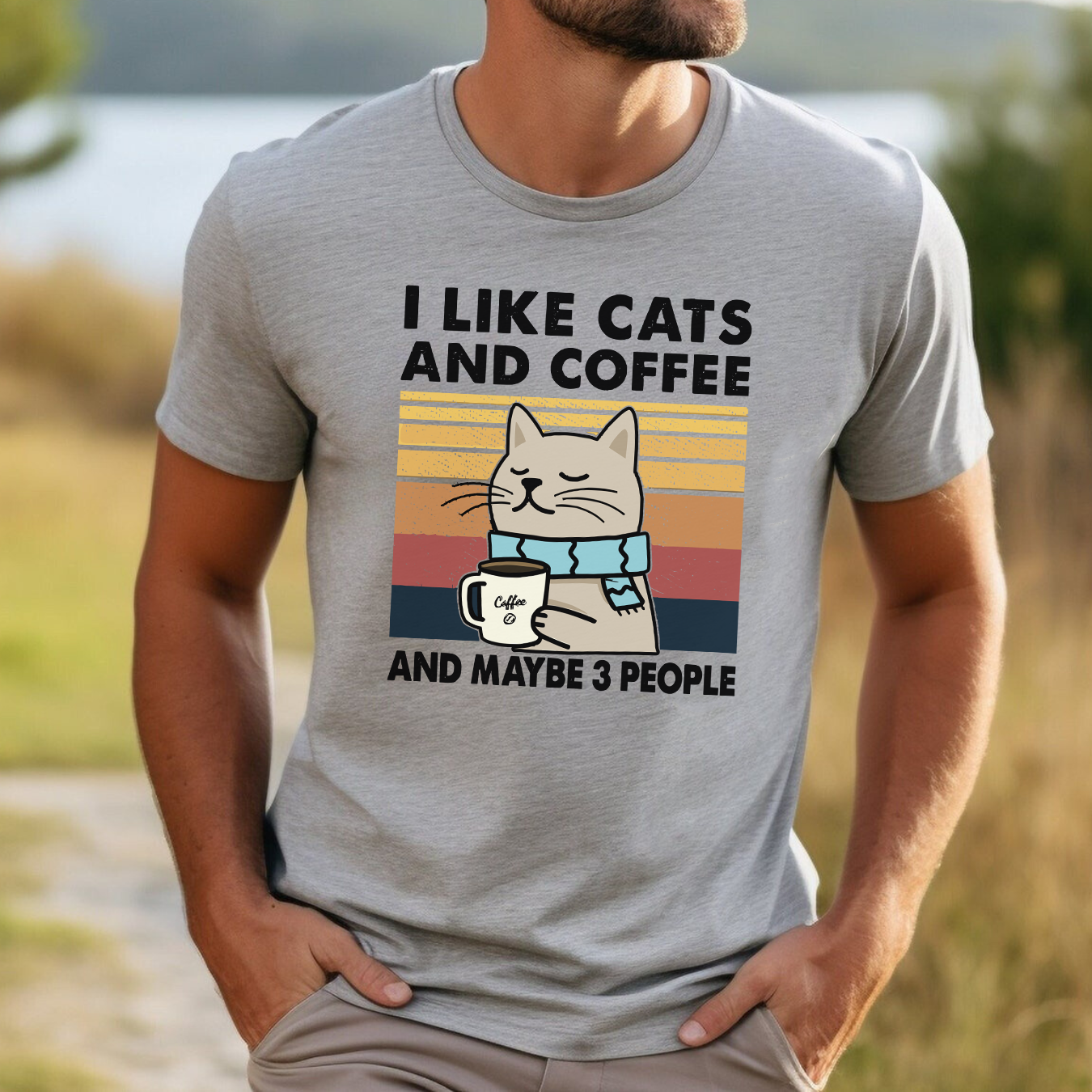 I like cats and coffee majica