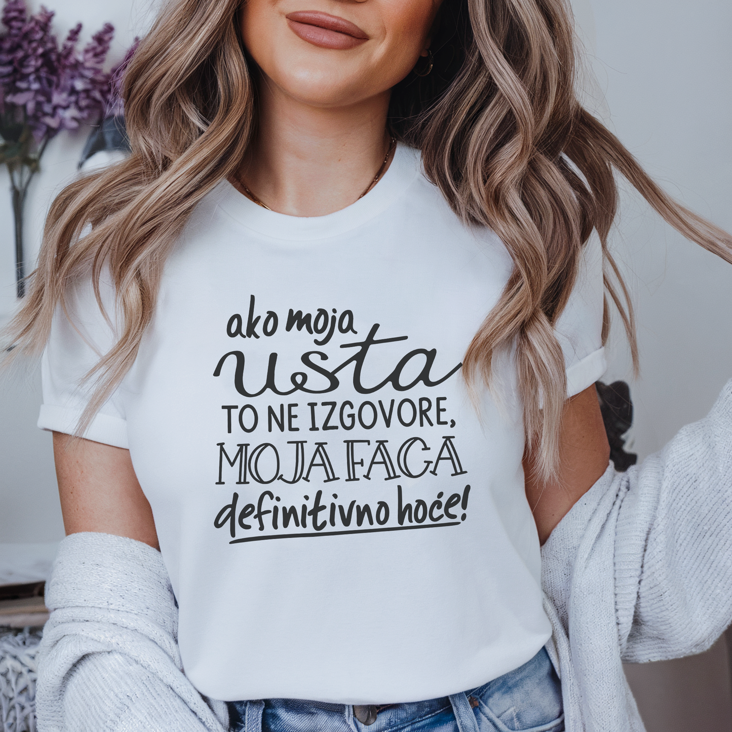 Moja faca govori majica