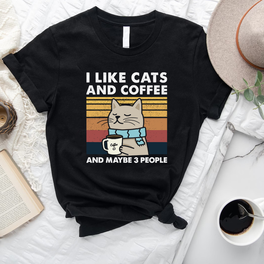 I like cats and coffee majica