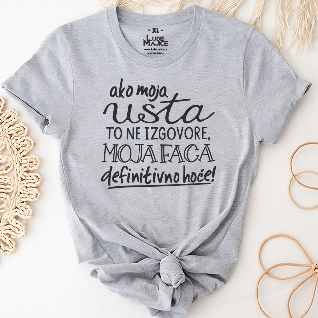 Moja faca govori majica