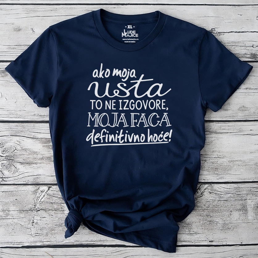 Moja faca govori majica