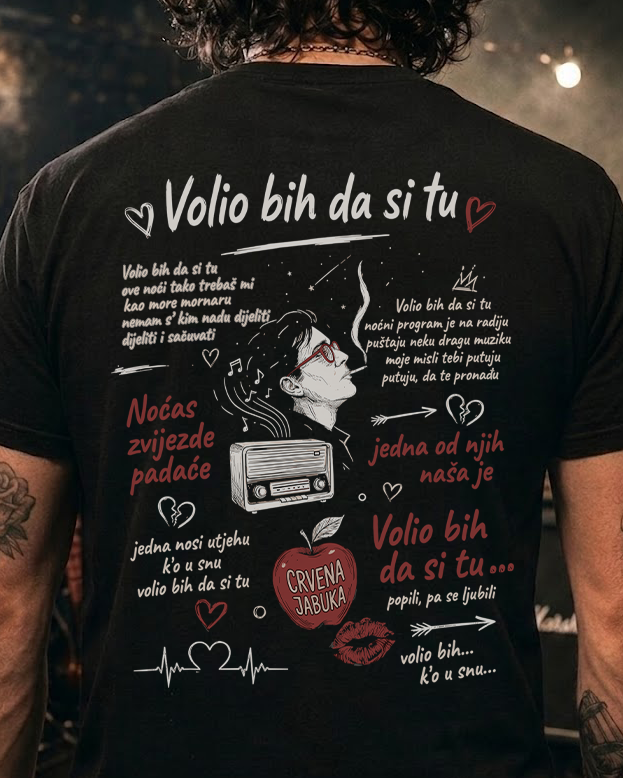 Crvena Jabuka - Volio bih da si tu - majica