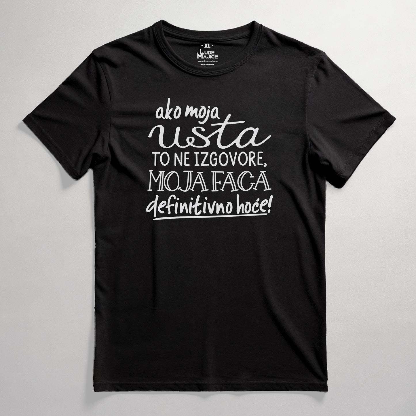 Moja faca govori majica