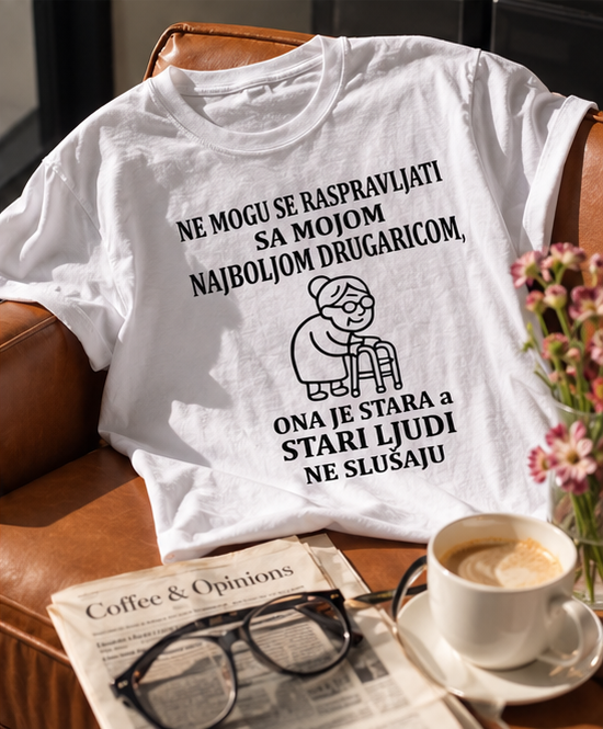 Najbolja drugarica majica - Mlađa ili starija
