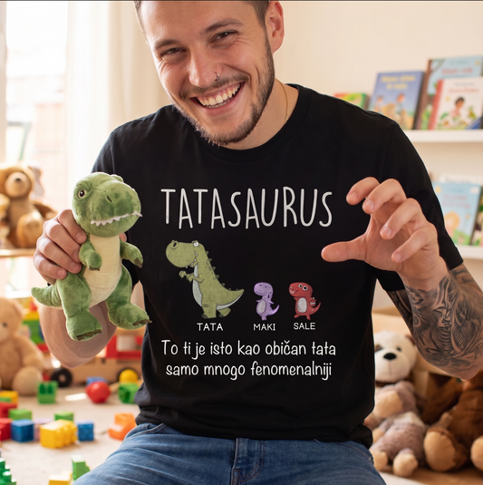 Tatasaurus i deca majica