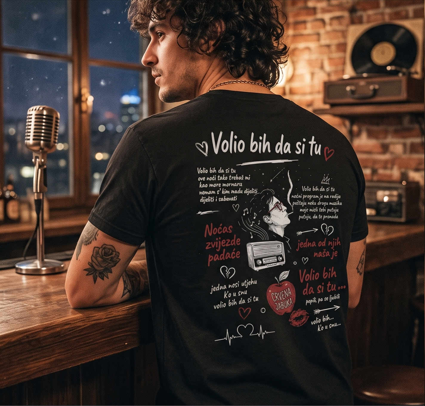 Crvena Jabuka - Volio bih da si tu - majica