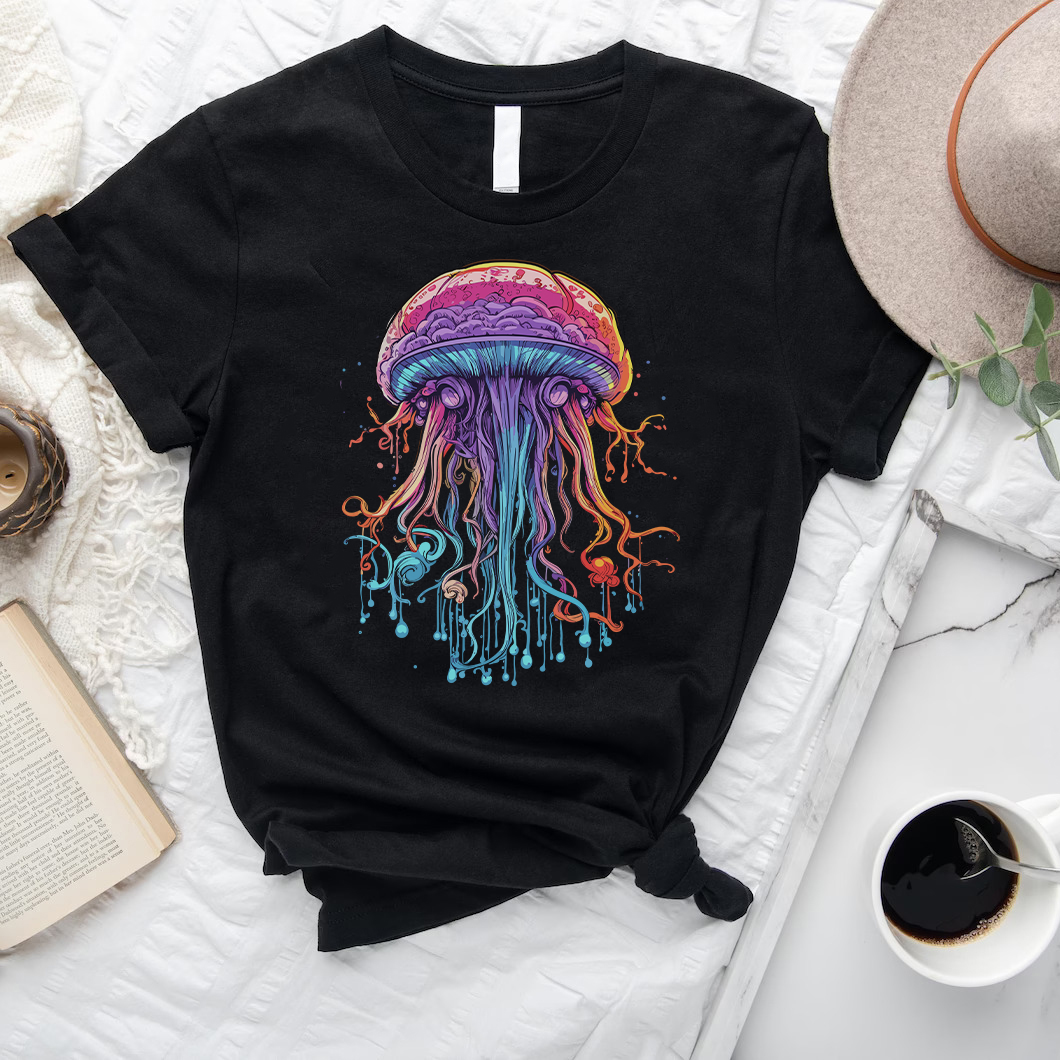 Rainbow Octopus majica