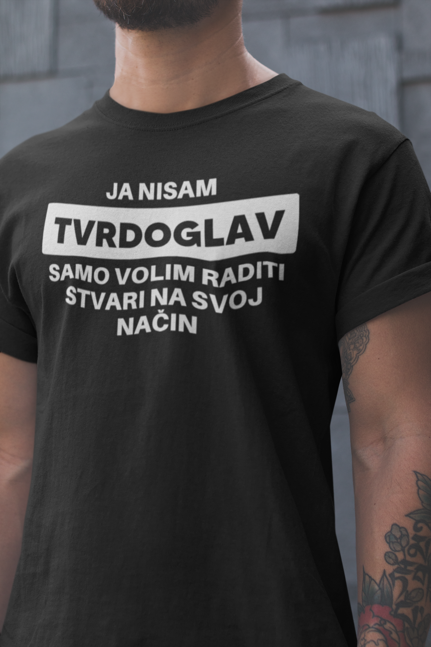 Nisam tvrdoglav majica