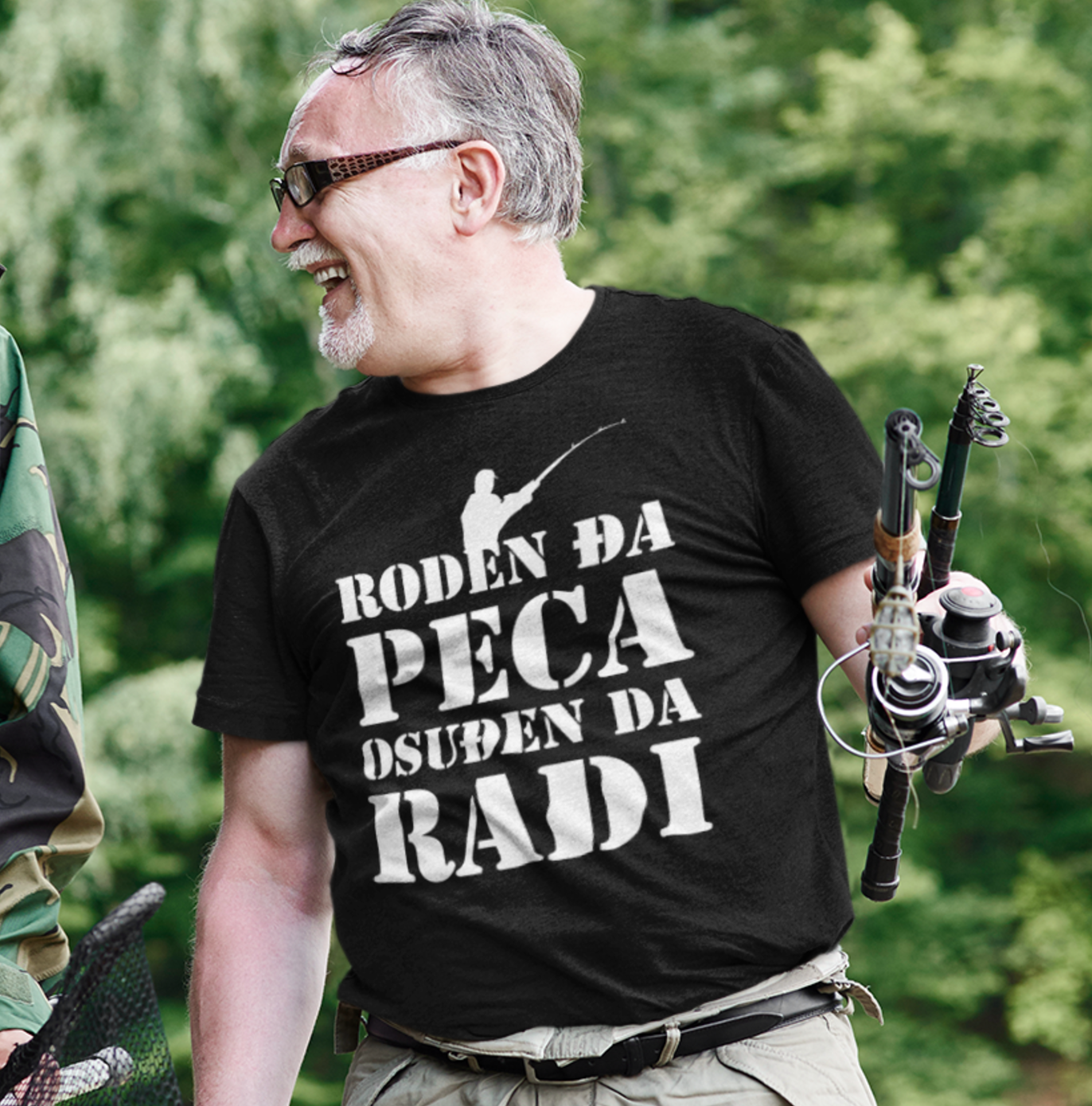 Rođen da peca majica